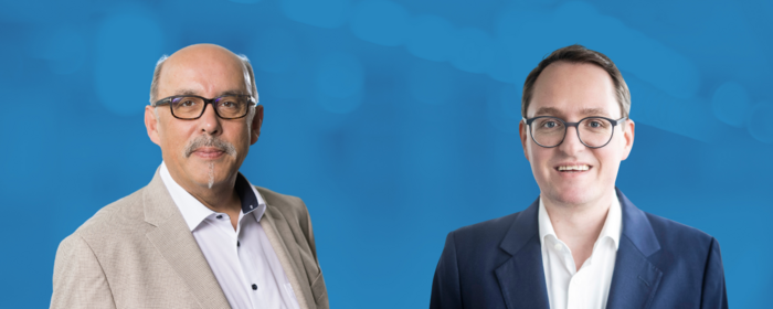 News lesen Gunar Feth und Dominik Lamminger