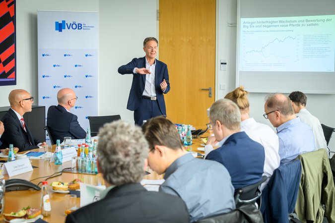 Öffnet eine Lightbox: Uwe Streich (LBBW) präsentiert seine Aktienmarkt-Prognose