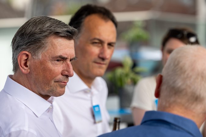 Öffnet eine Lightbox: Georg Baur und Christoph Wengler, Mitglieder der VÖB-Geschäftsleitung Georg Baur und Christoph Wengler, Mitglieder der VÖB-Geschäftsleitung