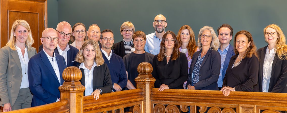 Öffnet eine Lightbox: Gruppenbild der Teilnehmer am Treffen der Kommunikatoren der VÖB Förderbanken 2024 