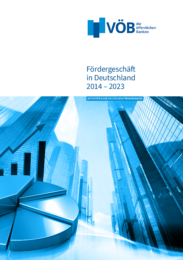 Publikation Fördergeschäft in Deutschland 2014 – 2023: Aktivitäten der deutschen Förderbanken