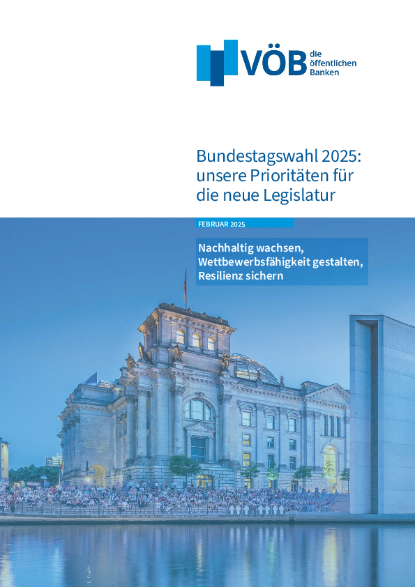 Publikation Bundestagswahl 2025: unsere Prioritäten für die neue Legislatur