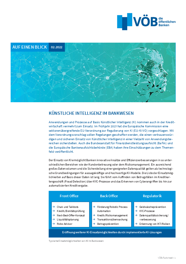 Publikation VÖB auf einen Blick: Künstliche Intelligenz